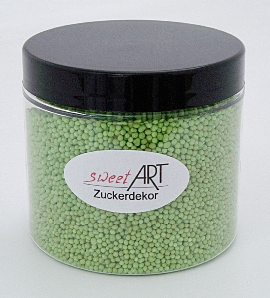 Sugar pearls mini glitter green 140 g at sweetART-01